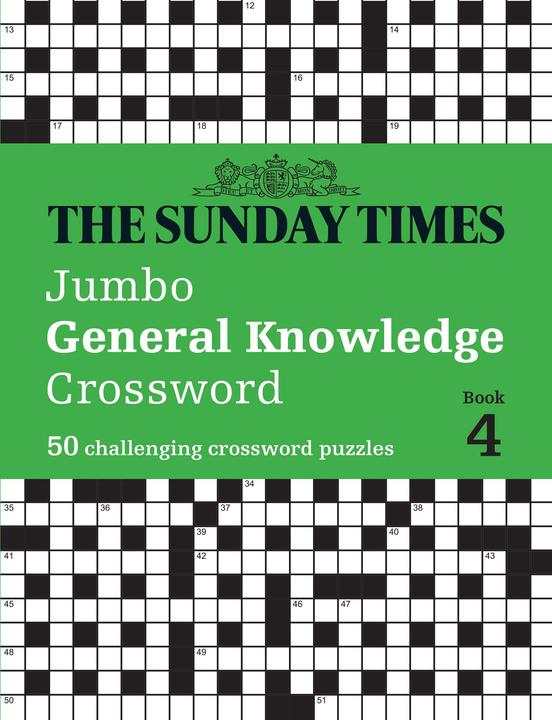 Actual product image The Sunday Times Jumbo General Knowledge Crossword Book 4 (English, Peter The Times Mind Games Biddlecombe, 2023)