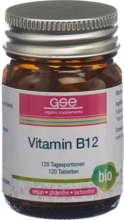 Actual product image GSE Vitamins B12 Compact bio cpr (120 Piece, Pills, 123 g)