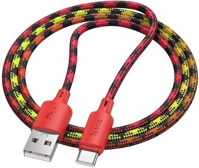 Produktbild Hoco Cable Cable USB A to USB C 3A 1 m X116 gradient red (1 m)