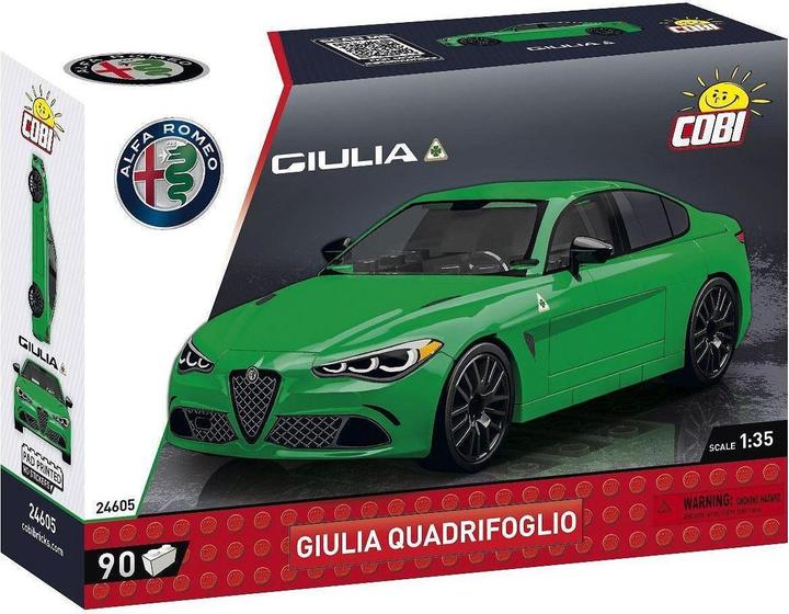 Produktbild Cobi 24605 - 100 PCS 'ALFA ROMEO /24605/ GULIA QUADRIFOGLIO