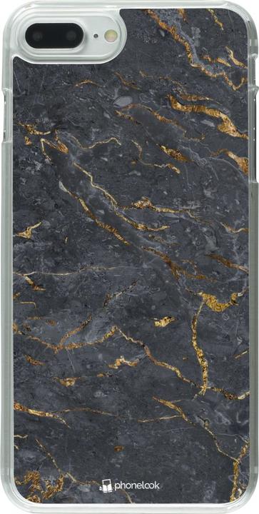 Produktbild PhoneLook Hülle transparent Grey Gold Marble (Apple iPhone 7 Plus)
