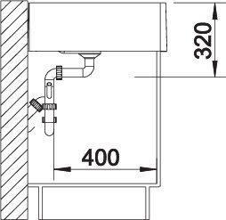 Produktbild Blanco Panor 60 (Aufsatzspülbecken, 60 cm, 63 cm)