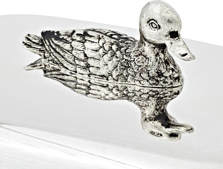 Immagine prodotto Edzard Piatto da burro per anatra con coltello 18 cm