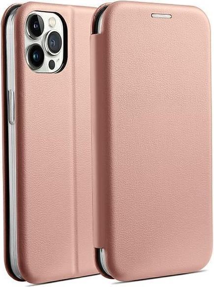 Actual product image Beline Case Book Magnetic iPhone 15 Pro Max 6,7" różowo złoty/rose gold (Apple iPhone 15 Pro Max)