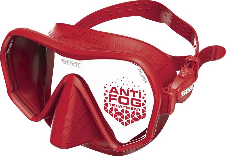 Seac Maske Pura Antifog S/R Rot
