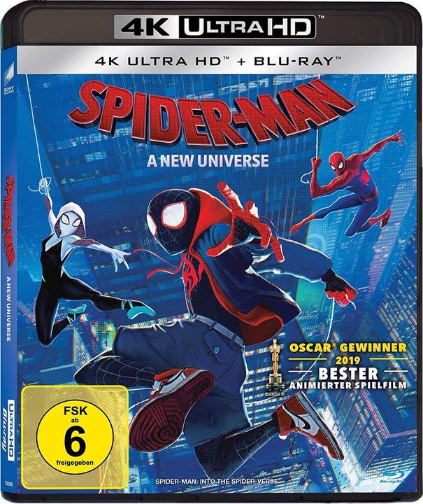 Spider-Man: A new Universe - 4K Blu Ray (4k Blu-ray, 2018, German, Turkish, English)
