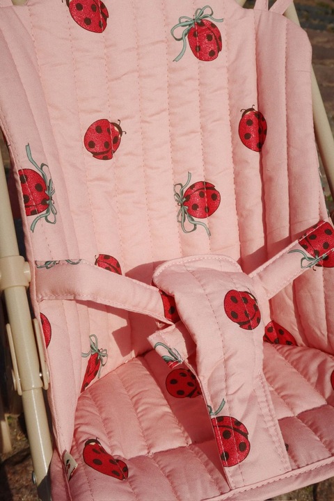 Actual product image Konges Slojd Exclusive: Ladybug Glitter doll's pram