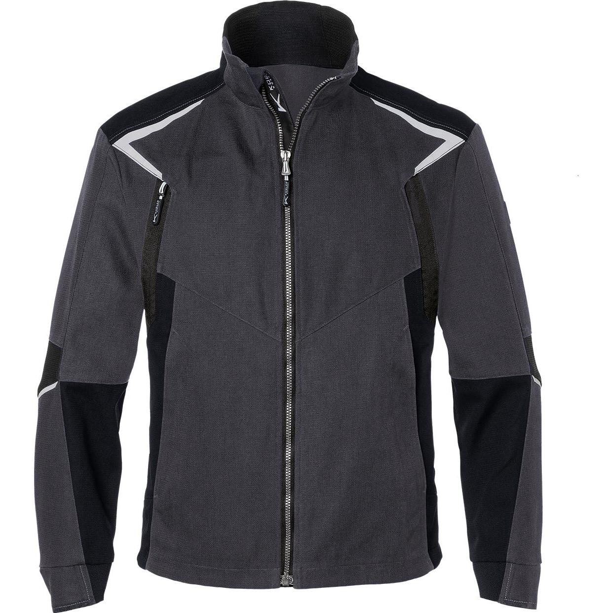Kübler, Arbeitsjacke, Jacke BODYFORCE, anthrazit / schwarz, Konfektionsgrösse XL (XL)