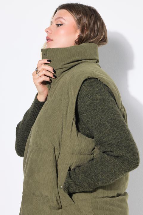 Actual product image Studio Untold Steppweste, oversized, Cord, 2 Taschen (46, 48)