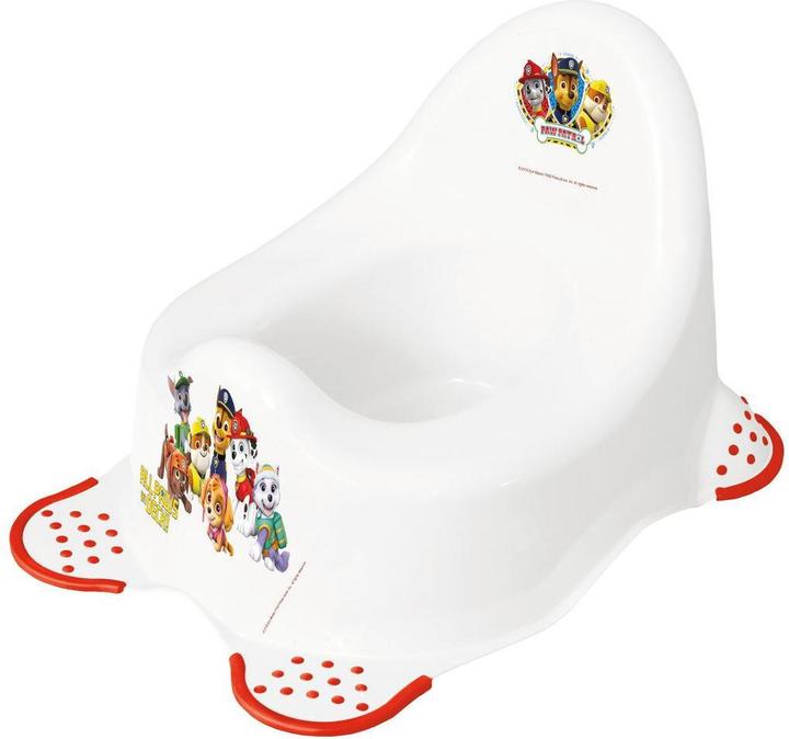 keeeper Pot pour bébé kids adam "Paw Patrol", blanc avec impression avec pieds caoutchoutés, Material : PP