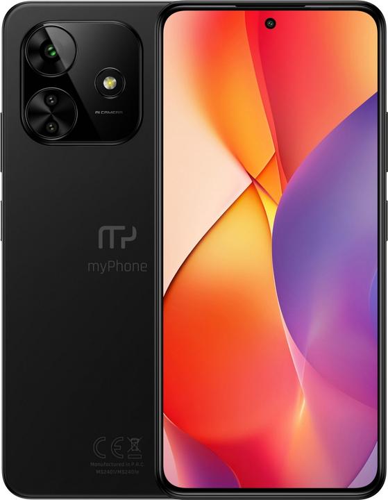 Myphone N23 | Plus | Cosmic black | 6.7 " | AMOLED | 1080 x 2412 pixels | Mediatek | G99 | Internal RAM 8 GB (256 GB, Cosmic Black, 6.70", Dual SIM)