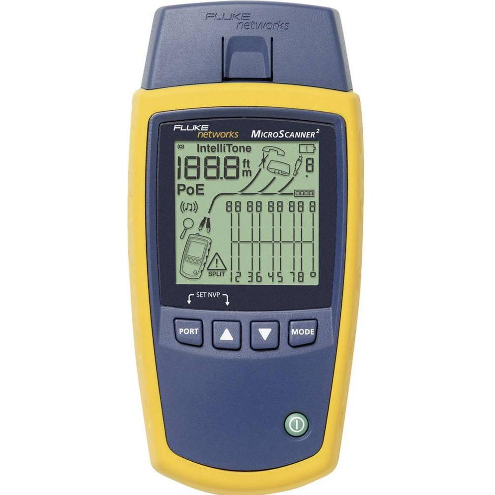 Fluke, Multimetro, Tester per cavi di rete 5584172 LIQ-KIT-MS2-100