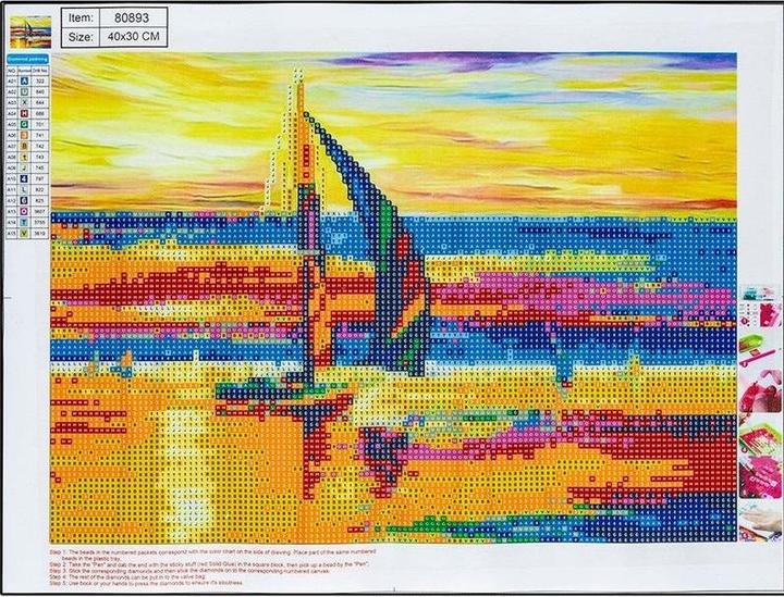 Produktbild Centrum Diamond Painting 30*40cm. SOLSIKKER