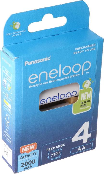Produktbild Panasonic Eneloop (4 Stk., AA, 2000 mAh)