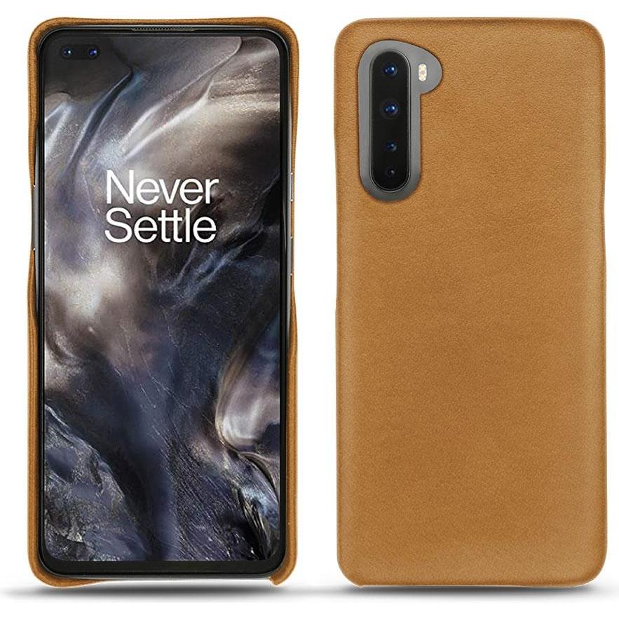 Thumbnail - Noreve Lederschutzhülle (OnePlus Nord), Smartphone Hülle, Braun