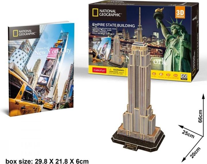 Immagine prodotto Cubic Fun Puzzle 3d L'Empire State Building (66 pezzi)