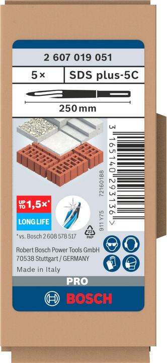 Productafbeelding Bosch Professional Zubehör Puntbeitel Accessoires 26070 (100 mm)