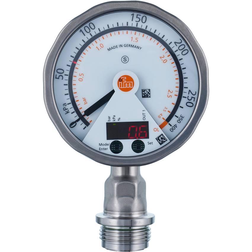 IFM Drucksensor 1 St. PG2736 -12 kPa bis 250 M12 1Öffner 1 Schliesser, Modulo elettronico