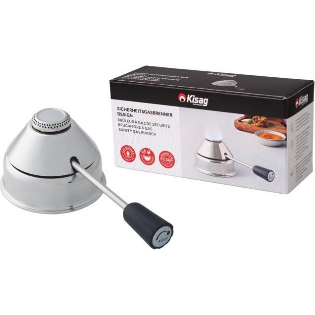 Kisag Bruciatore a gas di sicurezza, Réchaud, Argento