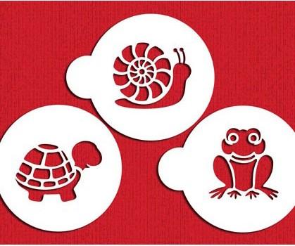 Designer Stencils Teich Tiere Stencils