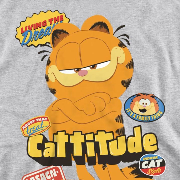 Actual product image Garfield Unisex Adult Cattitude Sweatshirt (XL)