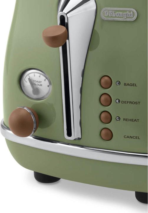 Actual product image De'Longhi Broodrooster Icona Vintage CTOV 2103.GR - Groen