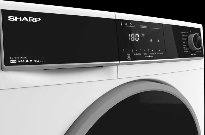 Produktbild Sharp ES-HFH814AW3-DE (8 kg, Links)