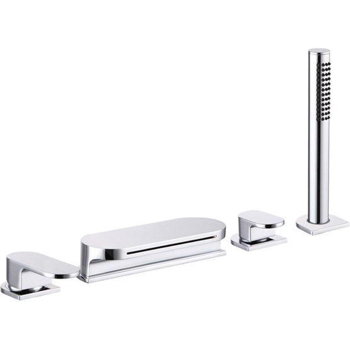 Ravak, Rubinetteria per bagno, Vonios maišytuvas (krioklys) CR 025.00 su dušo komplektu, X070073