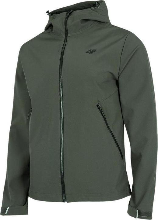Actual product image 4F Mens Softshell Jacket Olive H4Z22 SFM001 44S (M) (M)