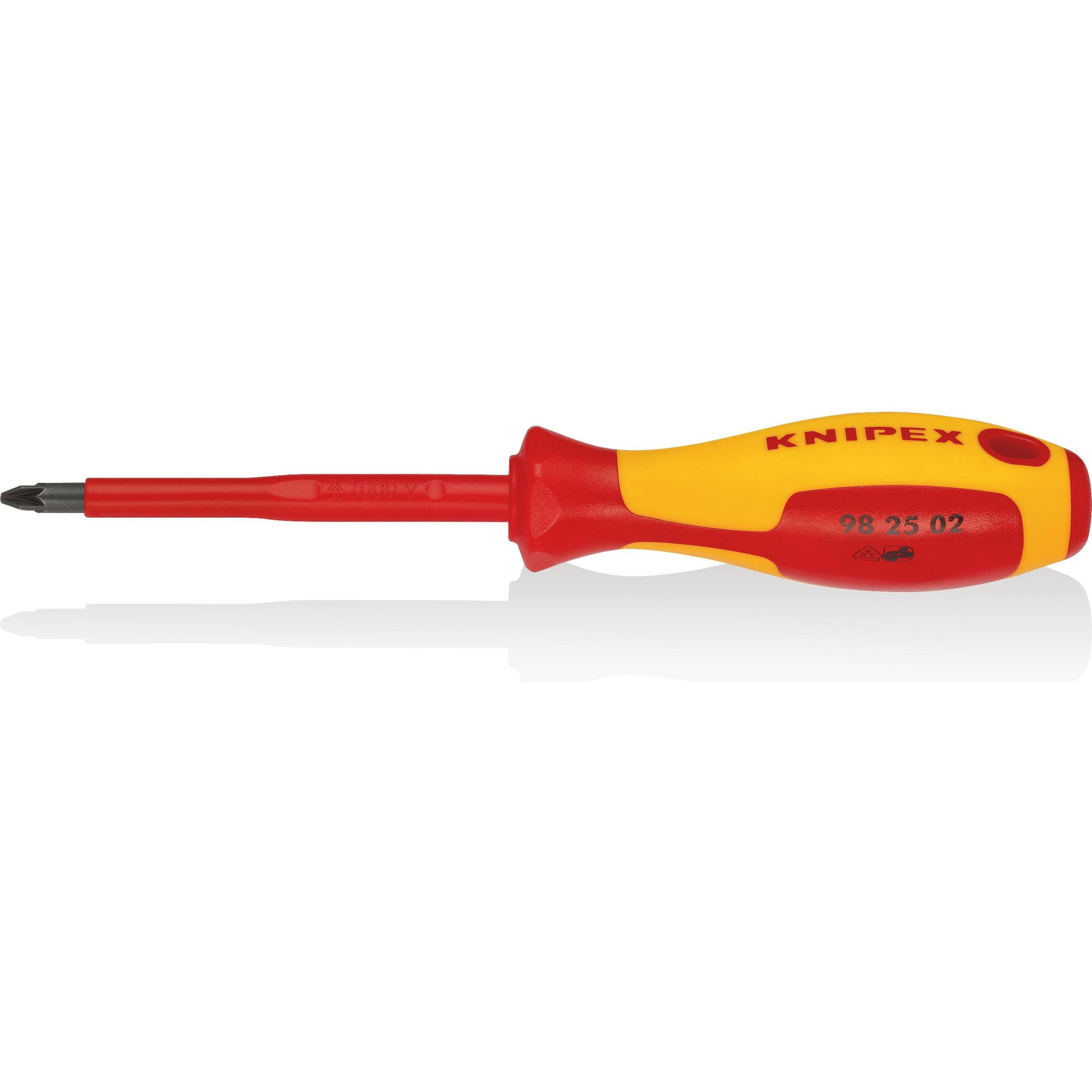 Knipex, Schraubenzieher, Schraubendreher für Kreuzschlitzschrauben (Pozidriv-Kreuzschlitz (PZ))