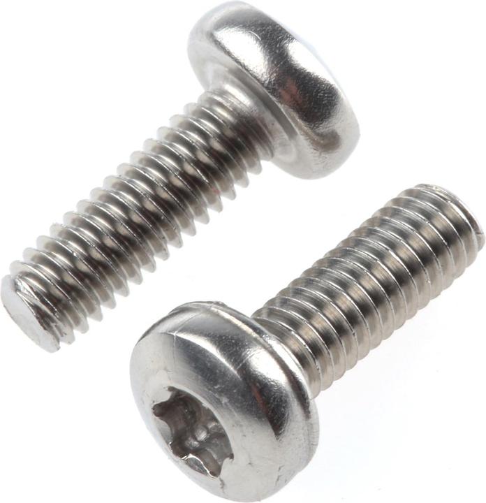Produktbild RS PRO Schrauben Linsenkopf A2 Kreuz M4x12mm