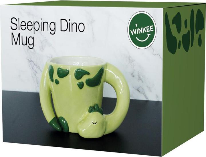 Immagine prodotto Winkee - Sleeping Dino Mug - Light Green (350 ml, 1 x)