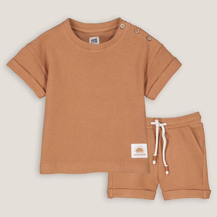 Produktbild La Redoute Collections Set aus T-Shirt und Shorts (104)