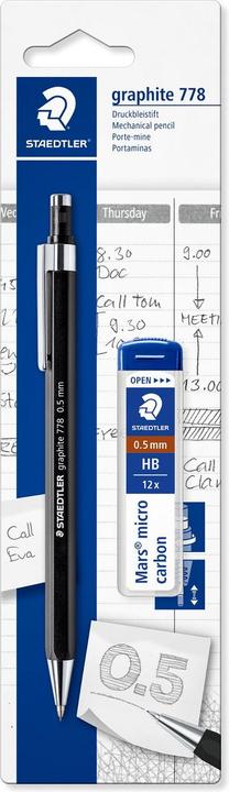 Actual product image Staedtler 7785ABK25D Mechanical pencil 0.5 mm Designation of hardness: B (0.50 mm, B, 1x)