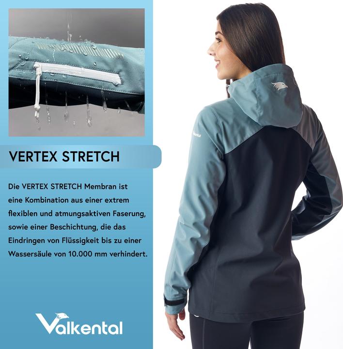 Produktbild Valkental Funktionale & reflektierende Softshelljacke für Outdooraktivitäten - Damen (XS)