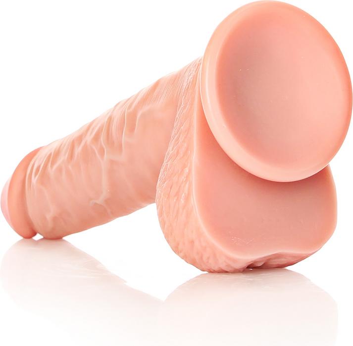 Image du produit RealRock Dildo with Balls and Suction Cup - 9"/ 23 cm