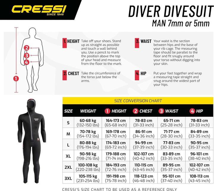 Actual product image Cressi Diver (5mm, S)
