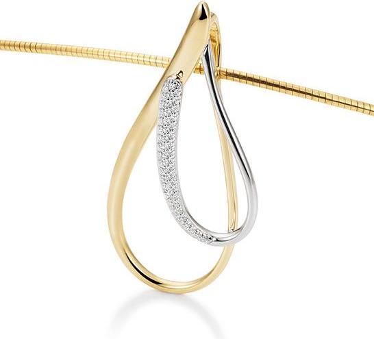 Image du produit Breuning PENDENTIF - BRILLES. 0,242 Ct. H/si (Or 750/18 K)