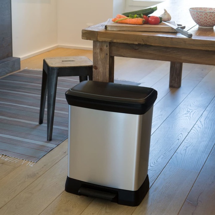 Produktbild Curver Metallic Deco Bin 30L Mülleimer (30 l)