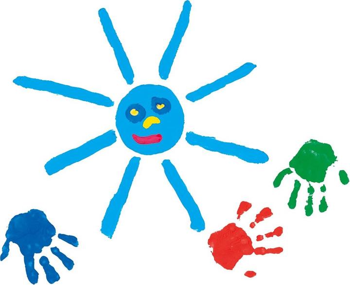 Produktbild Ses meinen ersten Finger malen (Yellow, Blue, Green, Red, 600 ml)