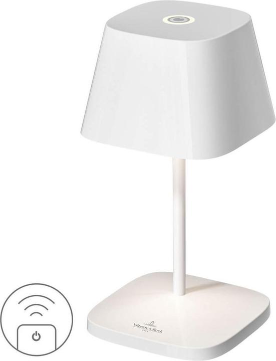 Villeroy & Boch NEAPEL RC Akku-Tischlampe Weiss Ceramic 2,2W steuerbare Lichtfarbe IP65 97090