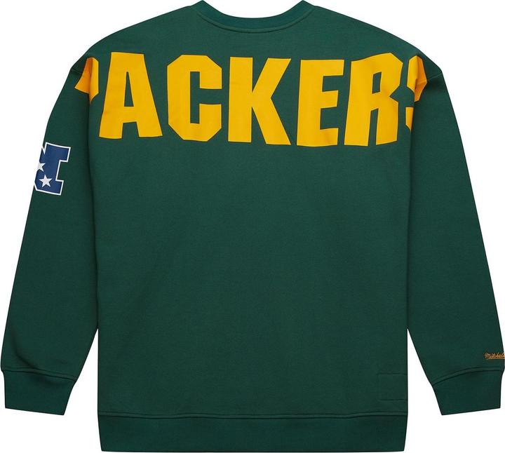 Produktbild Mitchell & Ness BACKPRINT Pullover Green Bay Packers - S (S)