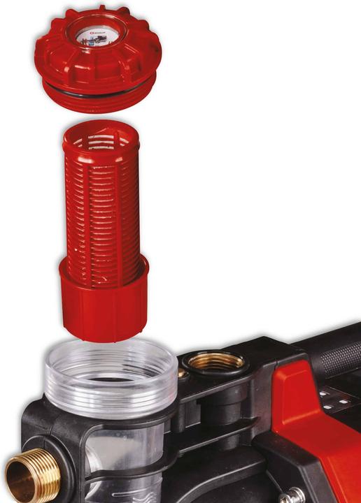 Produktbild Einhell Akku-Gartenpumpe Aquinna 36/38 F LED Automatic + 2x Starterset