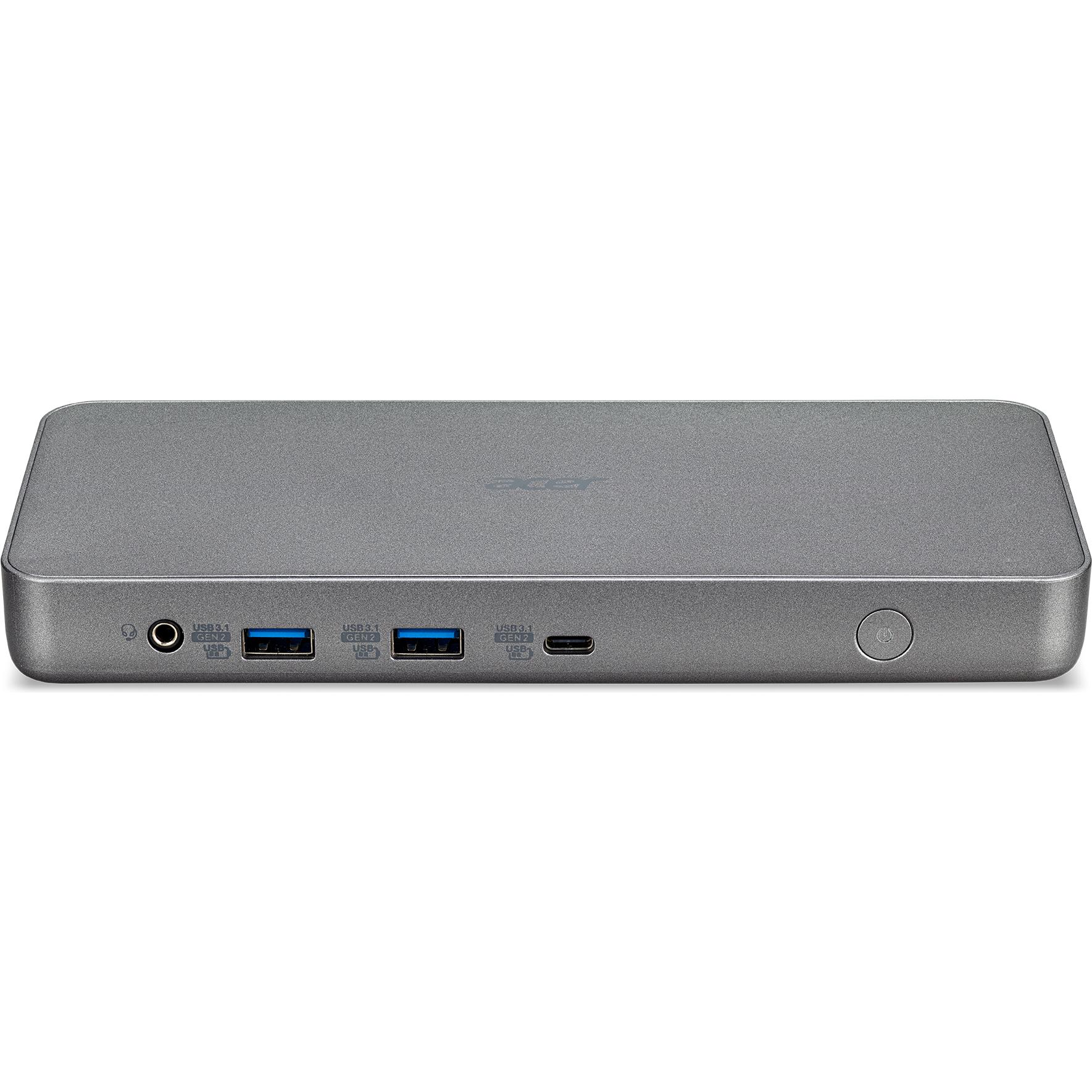 Acer Dock II D501 (USB-C, 4 Ports), Dockingstation + USB Hub, Grau