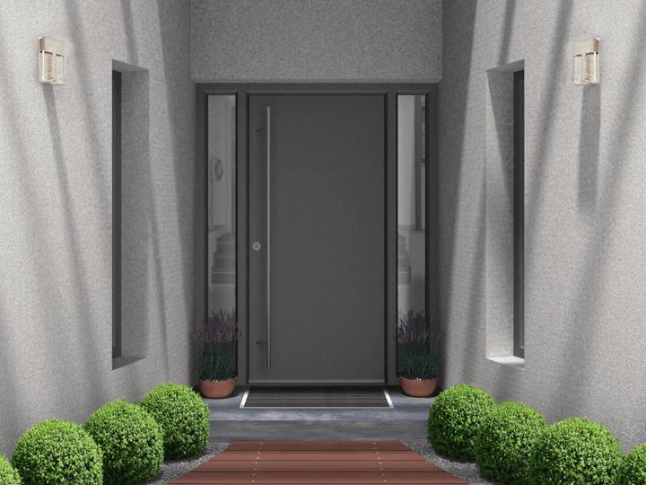 Actual product image Westinghouse Dimmable LED Outdoor Wall Light Cava II Nickel (720 lm, IP44)