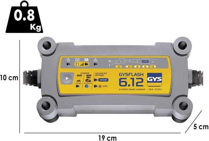 Produktbild GYS Flash 6.12 (12V, 6 A)