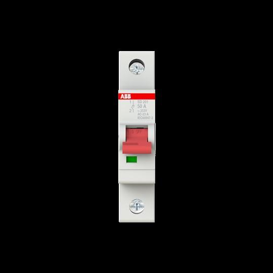 Thumbnail - ABB, Systemstromversorgung, SD201/50 Lasttrennschalter 1P, 50A 2CDD281101R0050