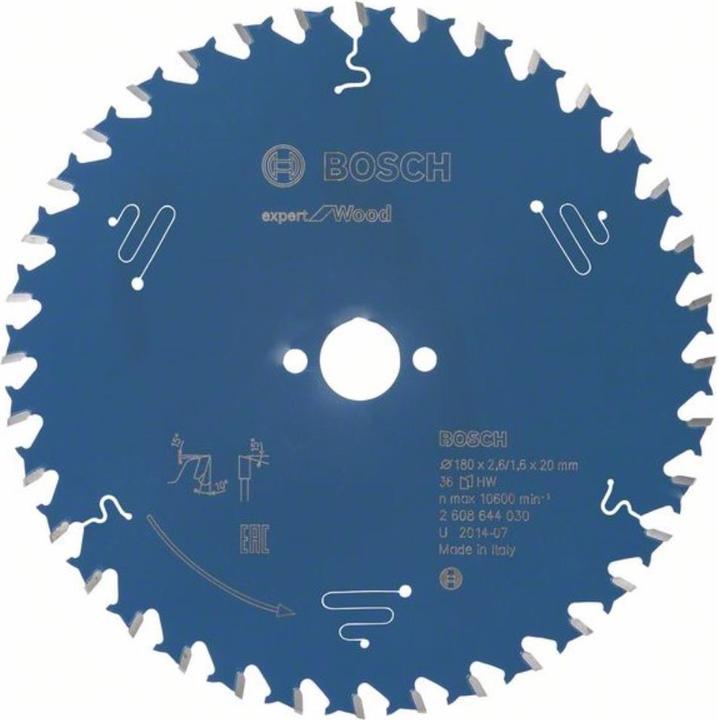 Produktbild Bosch Professional Zubehör Kreissägeblatt Expert for Wood, 237 x 30 x 2,5 mm, 56