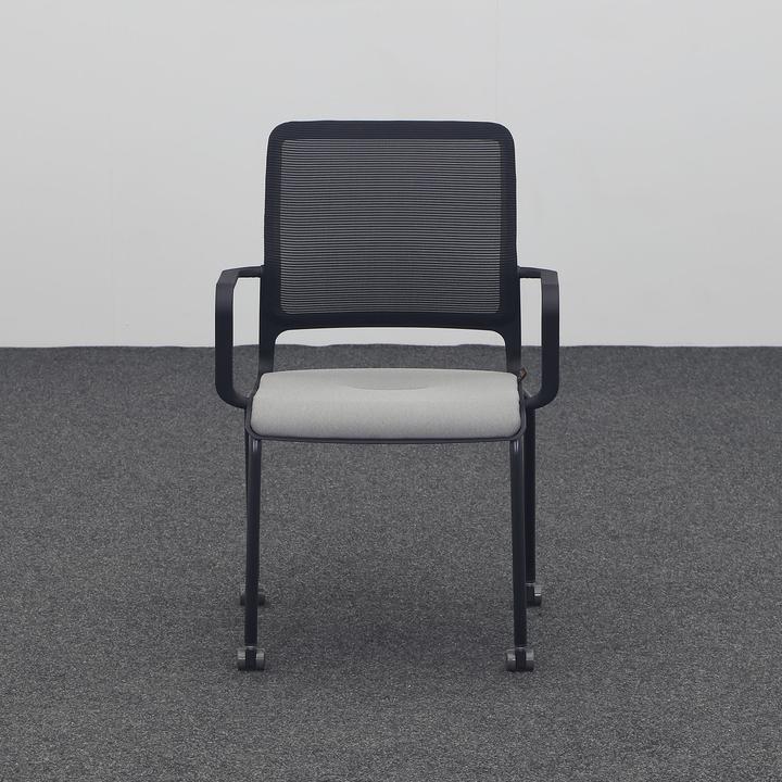 Image du produit Sitag 4-Fuss Stühle SitagXilium Mesh Grau mit Fixarmlehnen, Neu (48 cm)