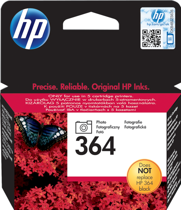 Produktbild HP 364 - Photo schwarz - Original - Blisterverpackung (PBK)